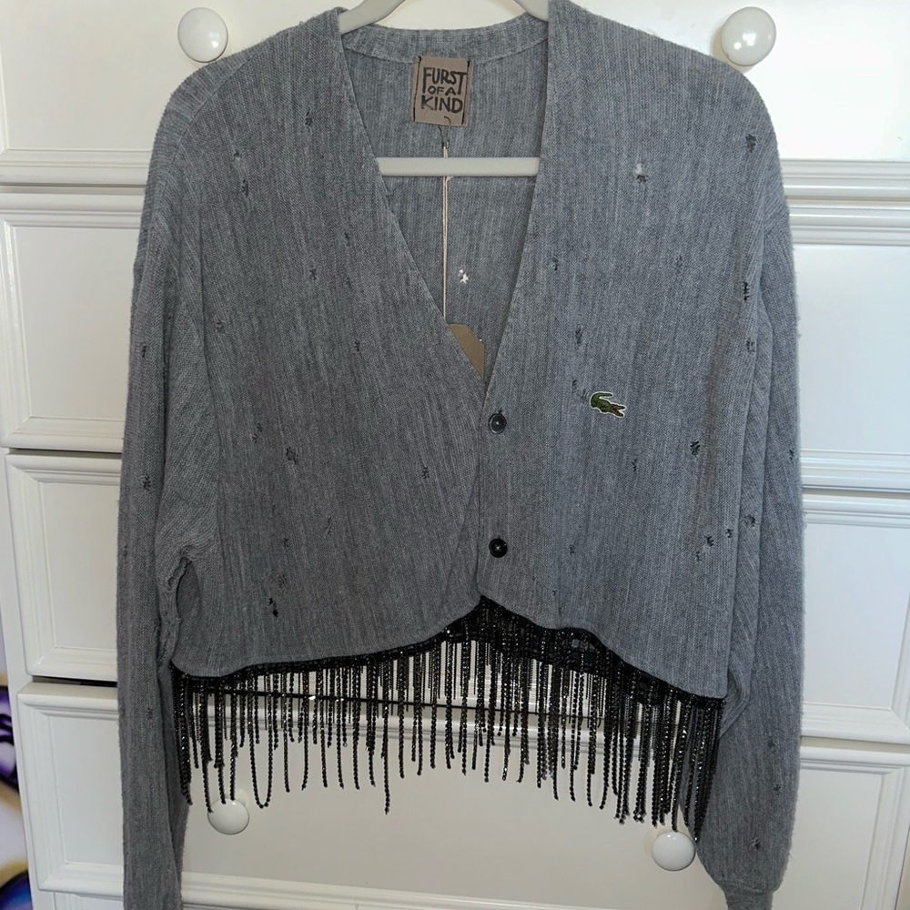 Grey Bling Sweater